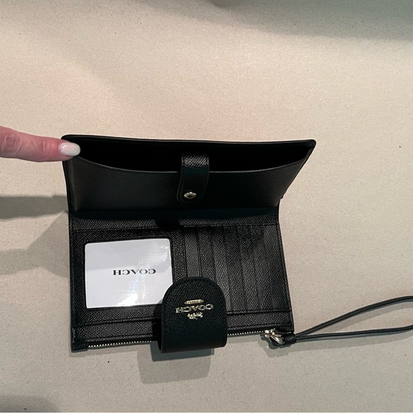 Coach Bags Coach Leather Tech Wallet Black Never Used Poshmark